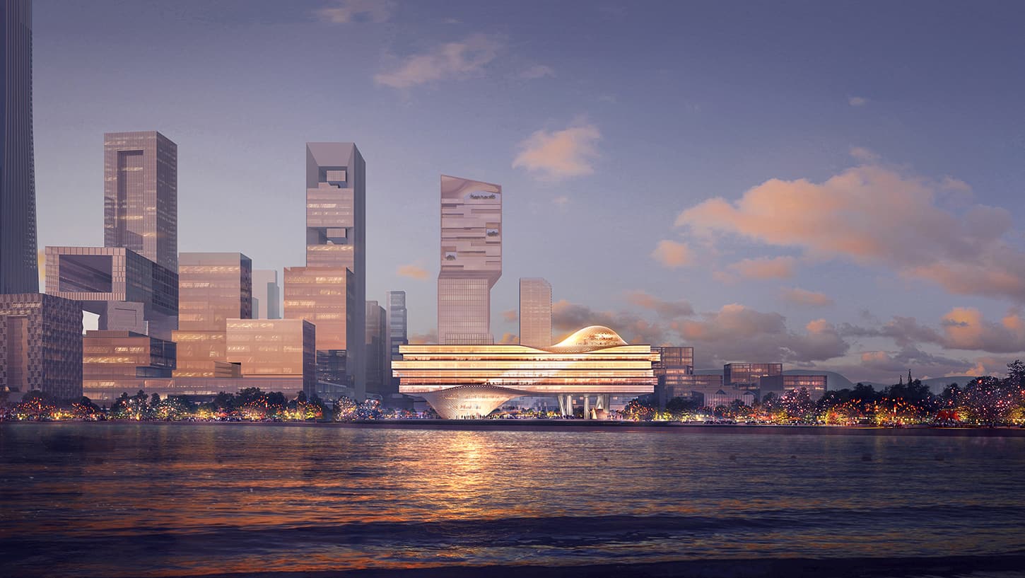 Buro-OS Announces the Shenzhen Wave, a Transformational Headquarters For  ZTE and New Symbol of China's Next Digital Revolution - Büro Ole Scheeren